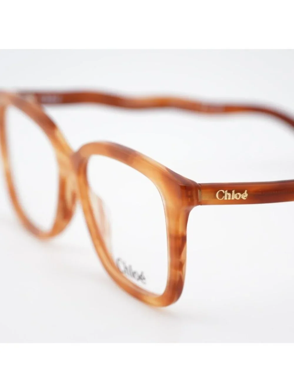 Chloe CH0090O 006 Eyeglasses Havana 52mm Square Frame